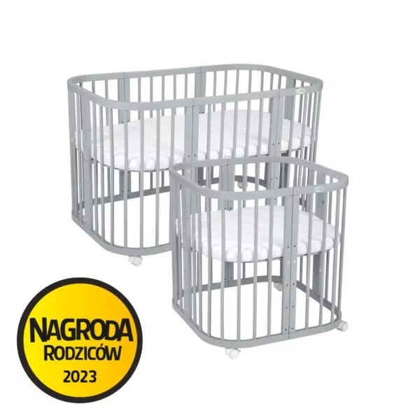 SZARE Łóżeczko 7w1 dla Dziecka – Wielofunkcyjny Mebel