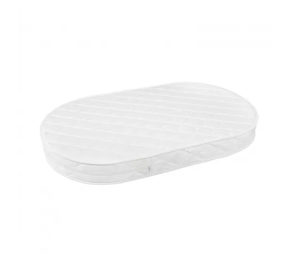 Materac z wkładką kokosową do OWALNEGO łóżeczka 7w1- duży