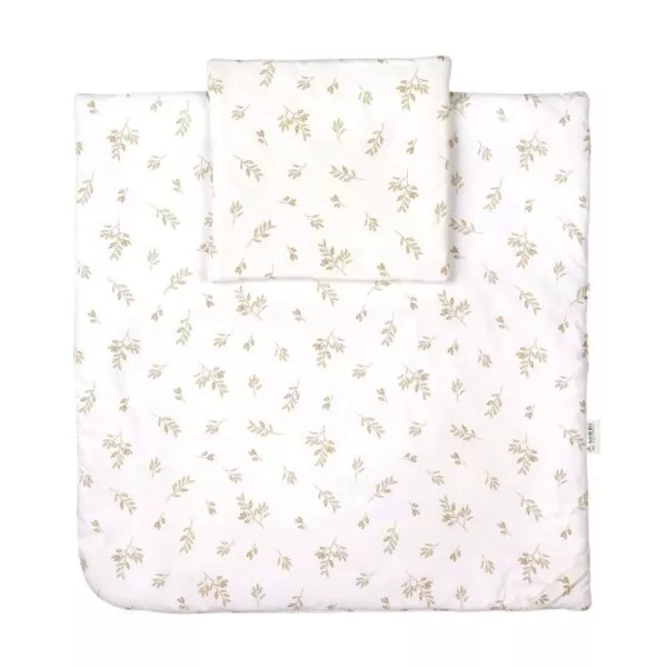 Pościel niemowlęca Rożek 2 w 1 Brązowe listki