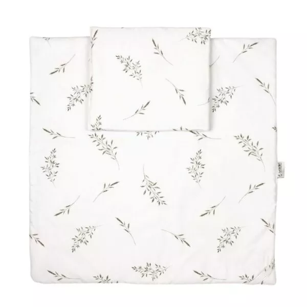 Pościel niemowlęca Rożek 2 w 1 Zielone gałązki