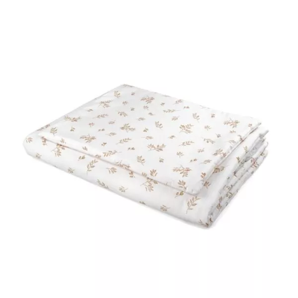 Pościel dziecięca Junior 90x120 Brązowe listki