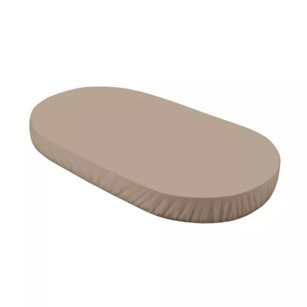 Prześcieradło z bawełny organicznej 123x73cm Taupe