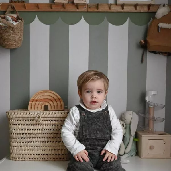 Tapeta Portofino Stripes Green