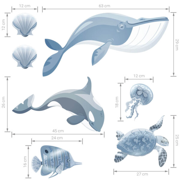 Ocean – Naklejki na ścianę