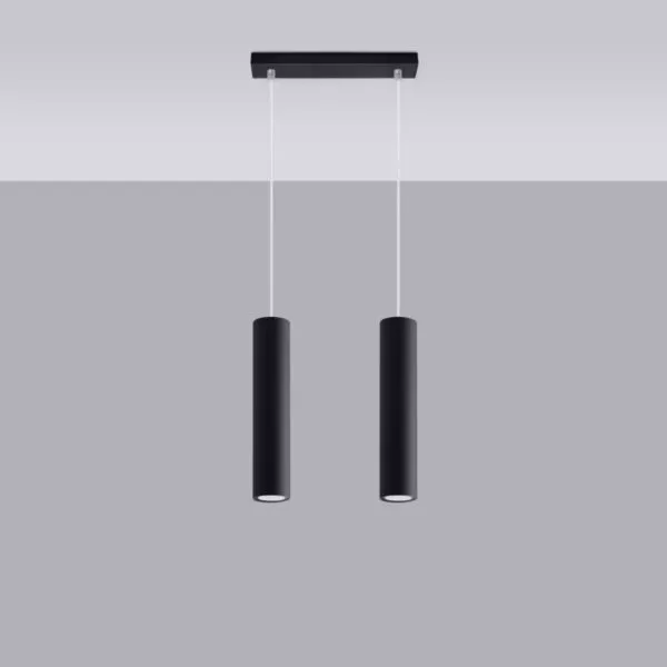 Lampa wisząca LAGOS 2 czarny