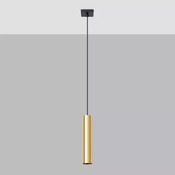 Lampa Wisząca LAGOS 1 złoty połysk