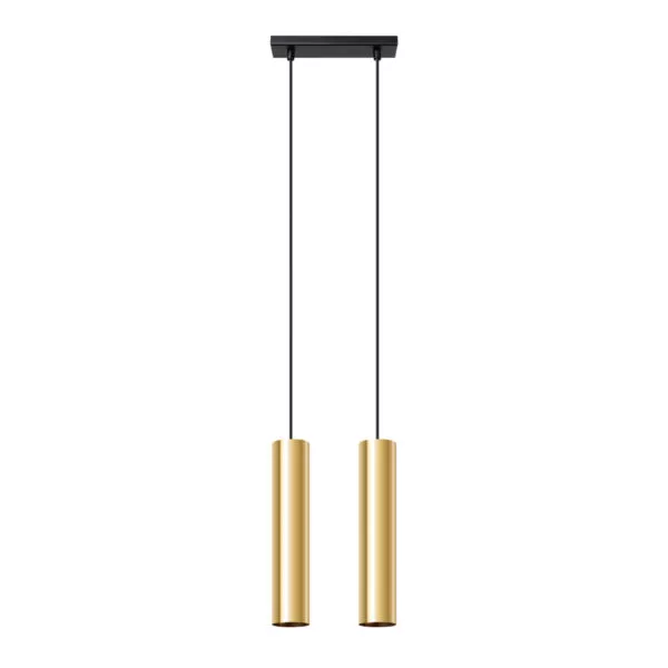 Lampa Wisząca LAGOS 2 złoty połysk