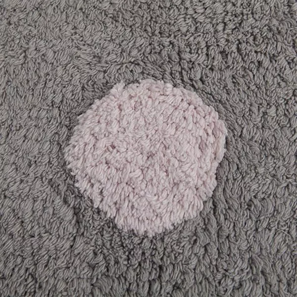 Dywan bawełniany Topos Tricolor Grey Pink 120x160 cm