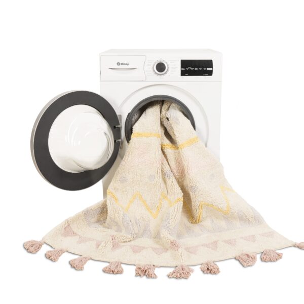 Dywan bawełniany Azteca Natural Vintage Nude 140 x 200 cm