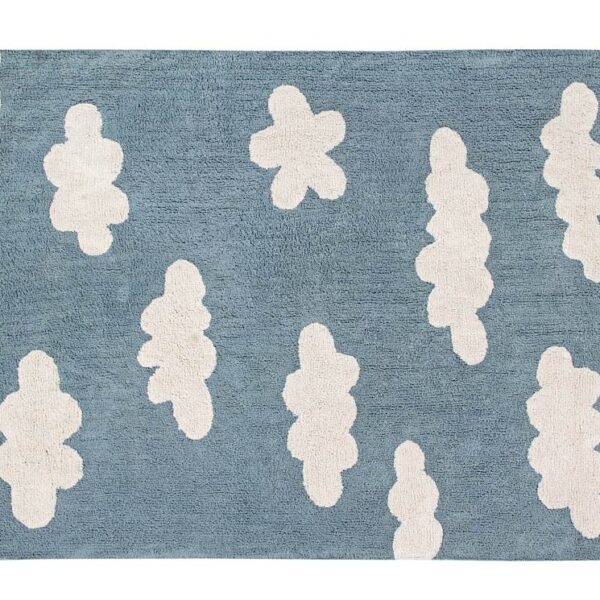 Dywan bawełniany Clouds Vintage Azul 120 x 160 cm