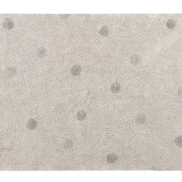 Dywan bawełniany Hippy Dots Natural Olive 120 x 160 cm