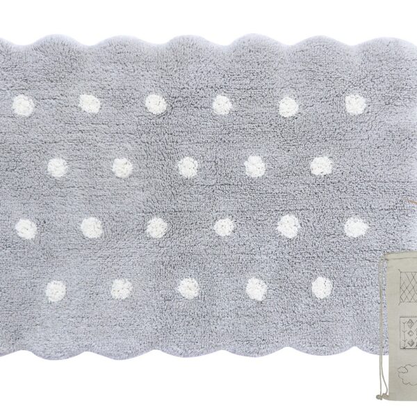 Dywan Bawełniany Mini Biscuit Pearl Grey 70x100 cm