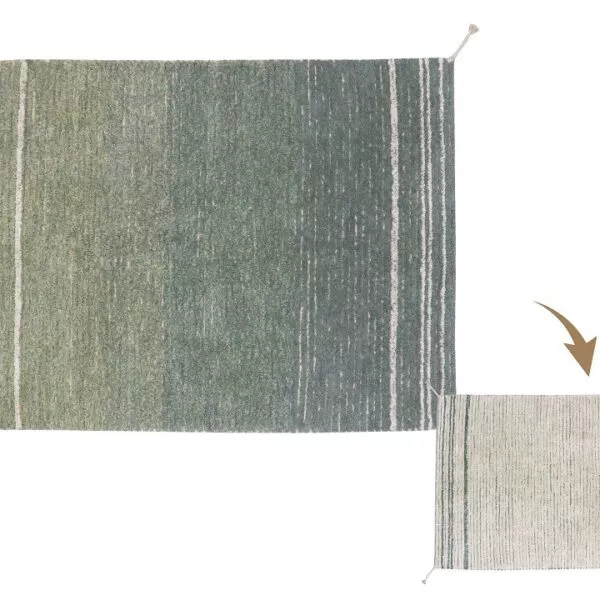 Dywan Bawełniany Twin Vintage Blue 120x160 cm