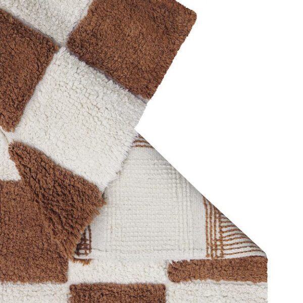 Dywan bawełniany Kitchen Tiles Toffee 120x160 cm