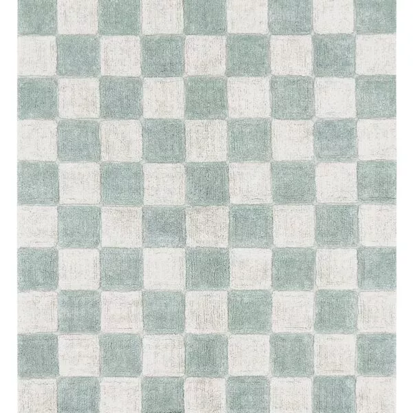 Dywan bawełniany Kitchen Tiles Blue Sage 120x160 cm