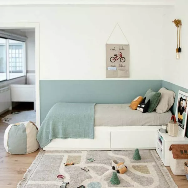 Dywan bawełniany do zabawy mapa miasta Eco-City 120x170 cm