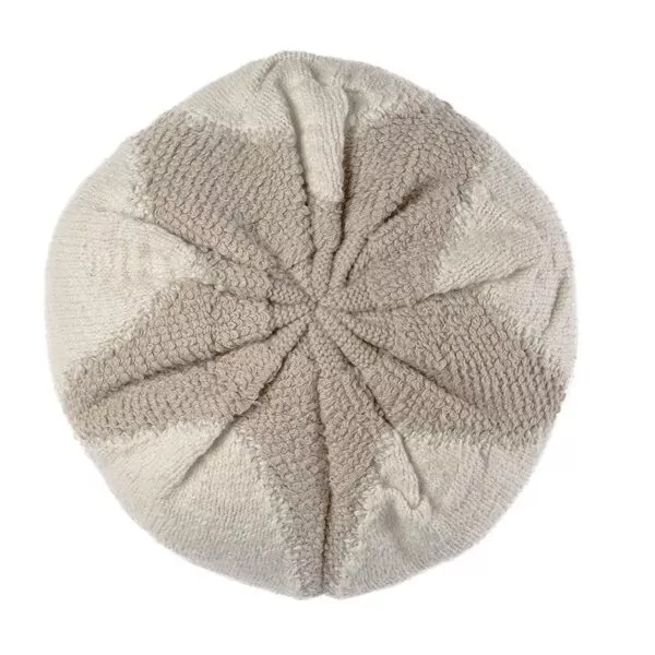 Poduszka, Knitted cushion Cotton Boll
