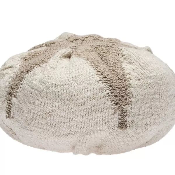 Poduszka, Knitted cushion Cotton Boll