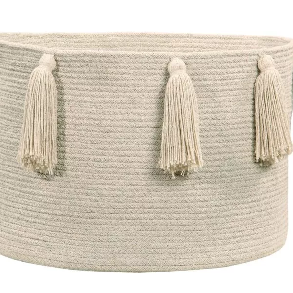 Kosz dekoracyjny Tassels Natural