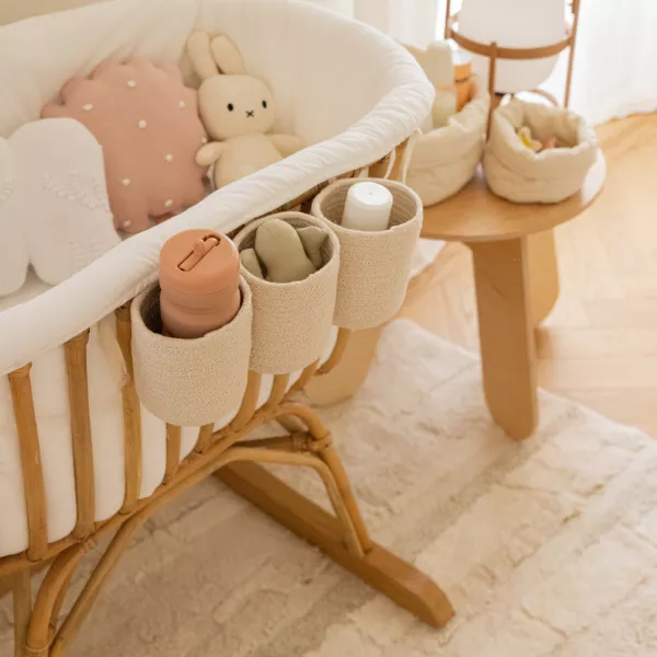 Koszyki organizer na łóżeczko Bobby Vanilla Bamboo