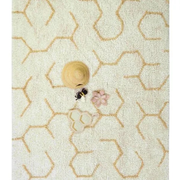 Dywan bawełniany do zabawy Pollination, Planet Bee