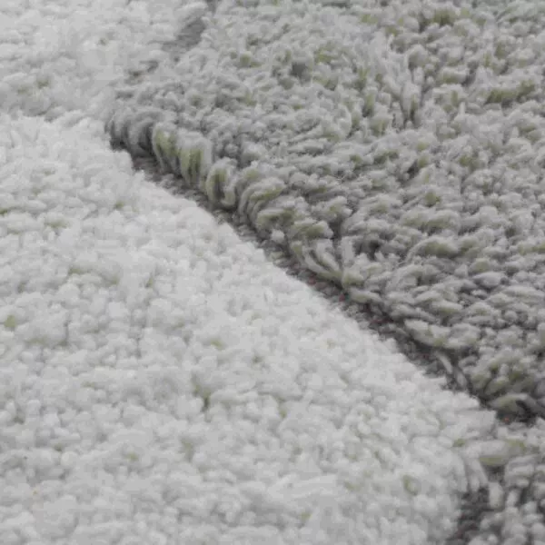 Dywan bawełnainy okrągły Ø 140 , Round Honeycomb Blue Sage, Planet Bee