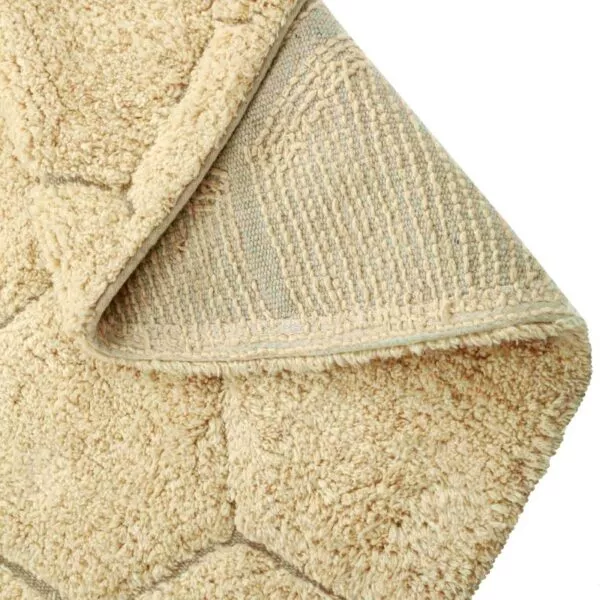 Dywan bawełnainy okrągły Ø 140, Honeycomb golden, Planet Bee