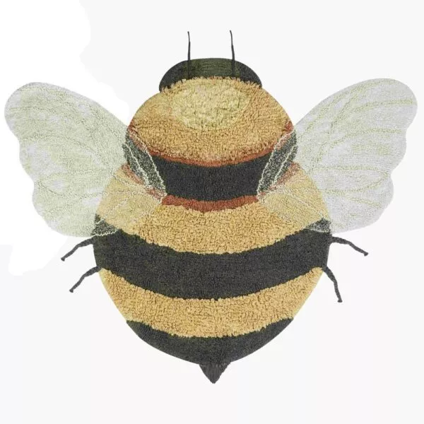 Dywan bawełniany Bee do prania w pralce, Planet Bee