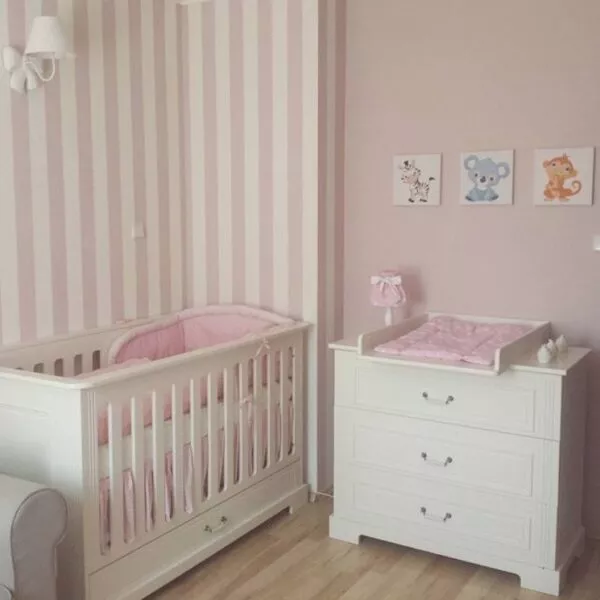 Ines elegant white łóżeczko 70x140 z funkcją tapczanika