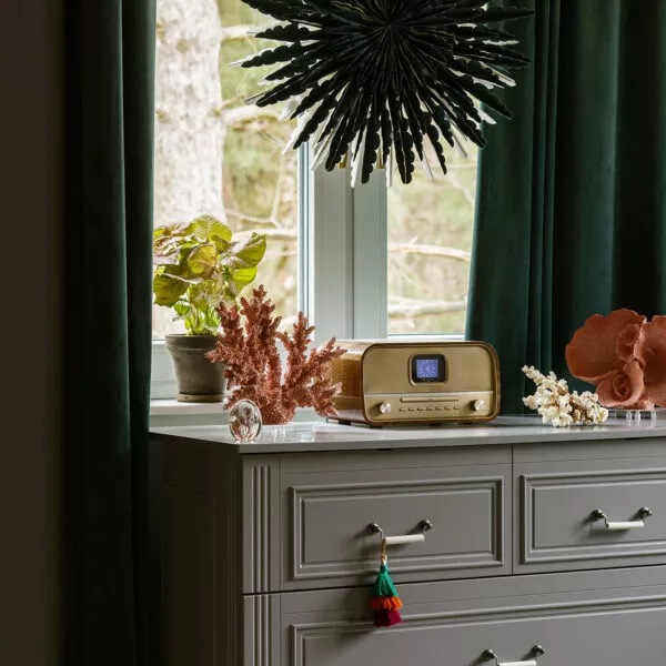 Ines neutral gray komoda 4-szufladowa