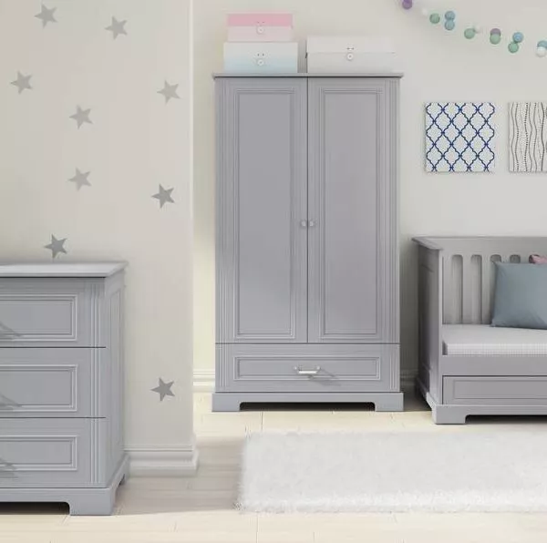 Ines neutral gray komoda 3-szufladowa