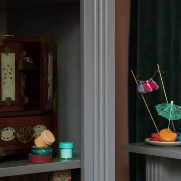 Ines neutral gray regał