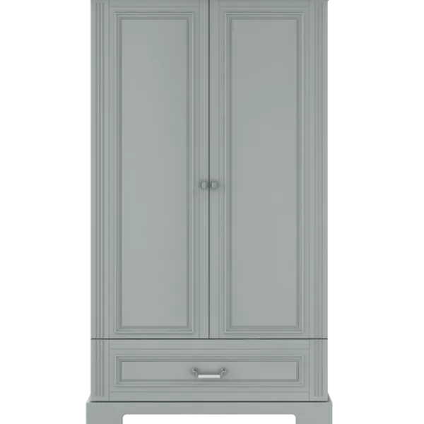 Ines neutral gray szafa 2-drzwiowa