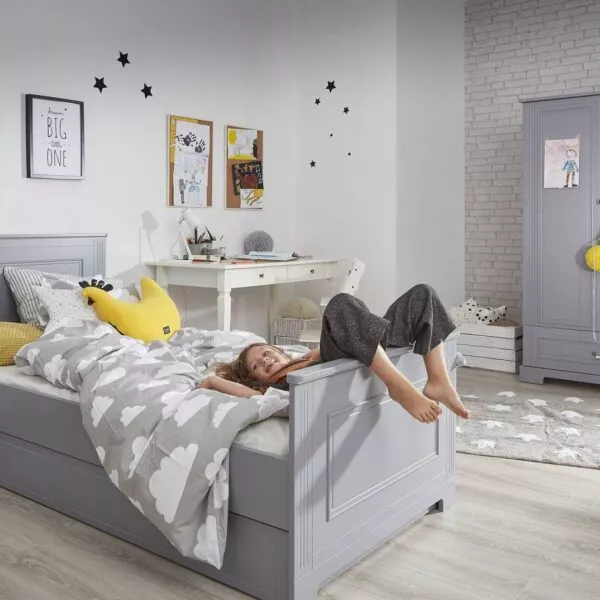 Ines neutral gray szafa 2-drzwiowa