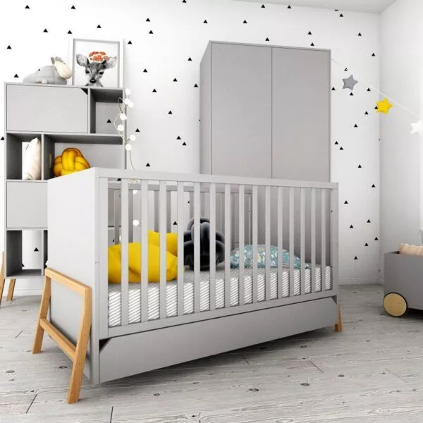 Lotta gray łóżeczko 70x140