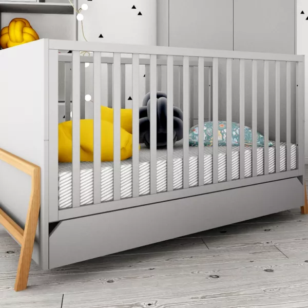 Lotta gray łóżeczko 70x140