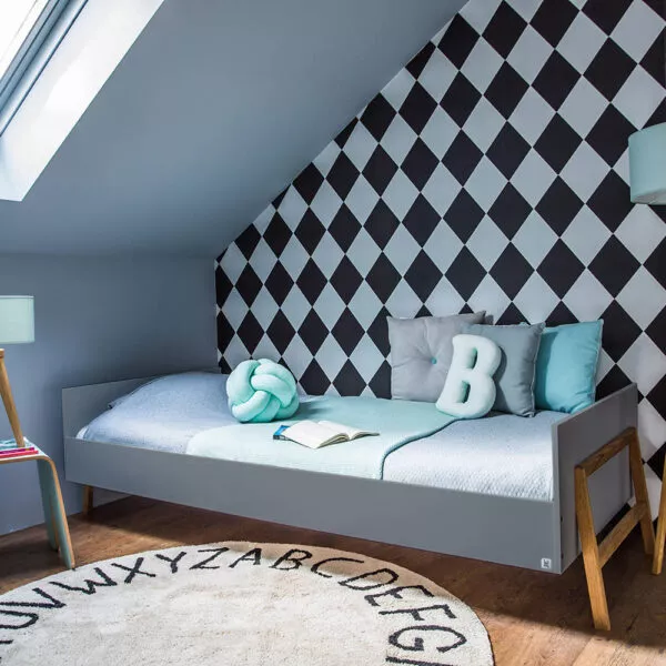 Lotta gray łóżko 90x200