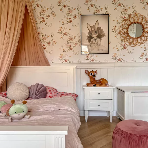 Ines elegant white łóżko 120x200