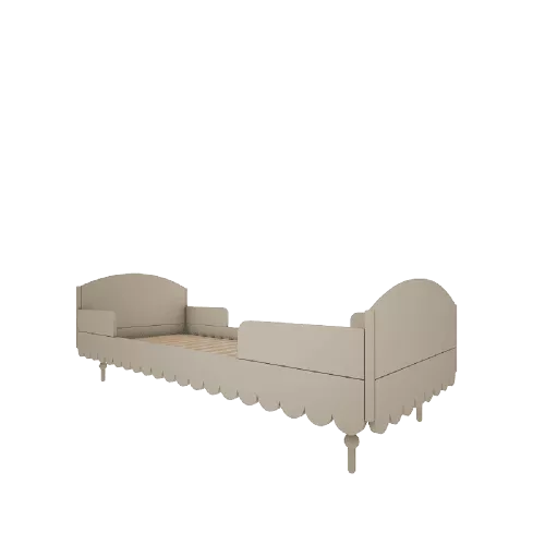 Łóżko 90 x 200 cm oliwka- Babushka