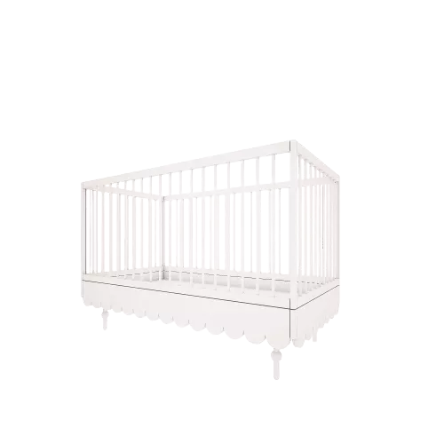 Łóżko 70 x 140 cm biały- Babushka