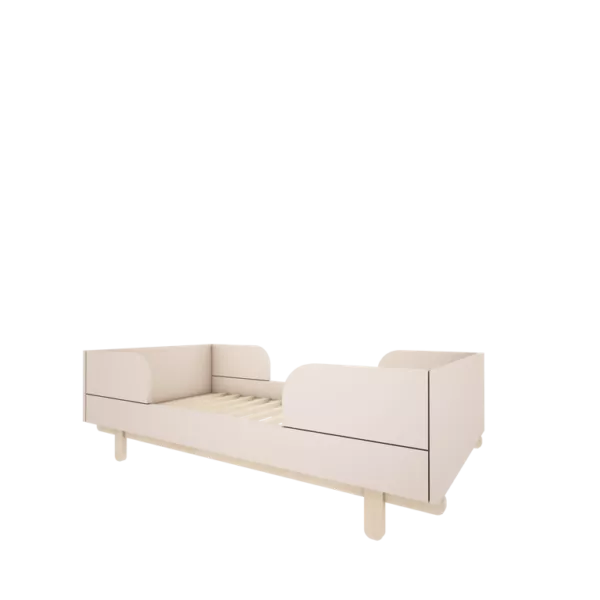 Łóżko 70 x 140 cm biały- Basic