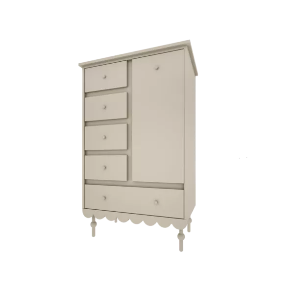 Komoda wysoka oliwka- Babushka