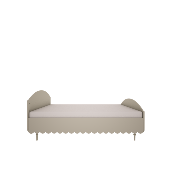 Łóżko 120 x 200 cm oliwka- Babushka