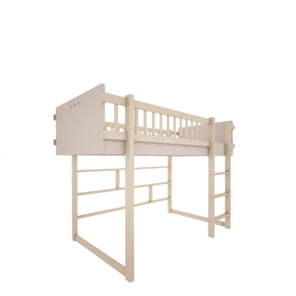 Łóżko niskie antresola kaszmir- Basic