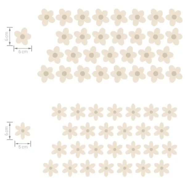Stokrotki I – Naklejki na ścianę