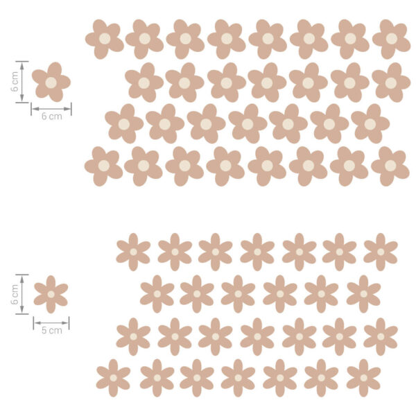 Stokrotki III – Naklejki na ścianę