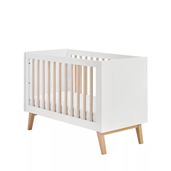 Swing - łóżeczko 120x60 cm białe