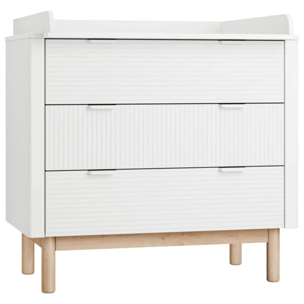 Miloo - komoda 3 szufladowa biała