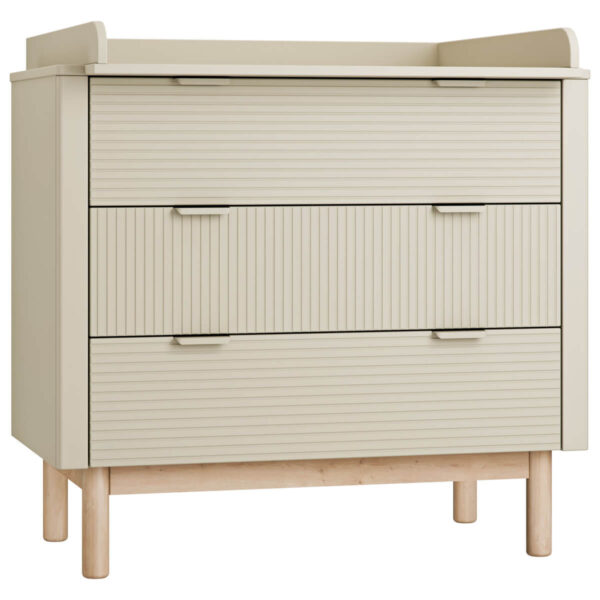 Miloo - komoda 3 szufladowa szampański