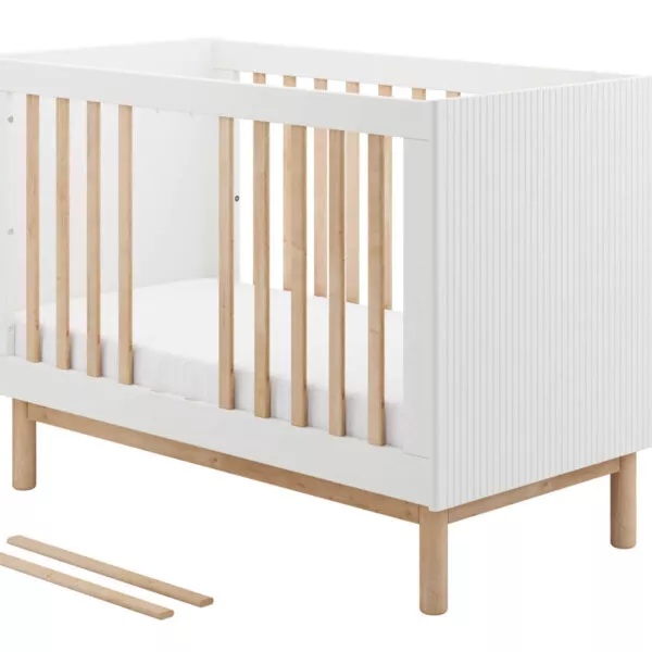 Miloo - łóżeczko tapczanik 120x60 cm białe